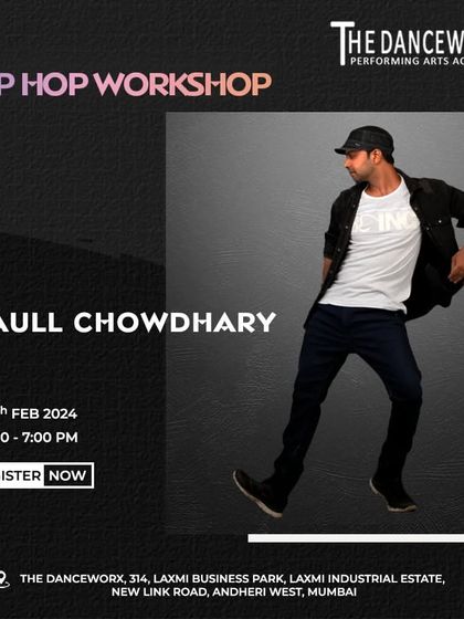 Get ready to groove in our Hip Hop workshop with Raull Chowdhary. This class focuses on rhythm, style, and the foundations of hip hop movement.