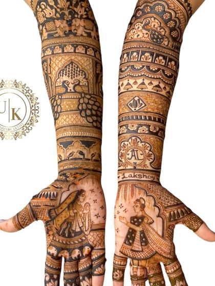 Umesh Kumar - Bridal & Wedding Mehandi Your Story in Henna: Custom & Portrait Designs photo 16