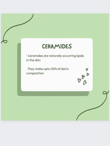 Ceramides are naturally occurring lipids that make up 50% of the skin's composition, acting as the mortar that holds your skin cells together.