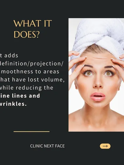 What does the Organic Lift do? It adds definition, projection, and smoothness to areas that have lost volume, while also reducing the appearance of fine lines and wrinkles.