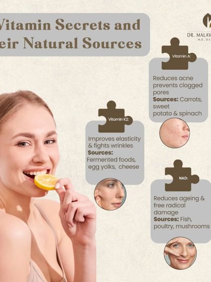 Nourishing your skin from within is as important as your topical routine. This guide highlights three key vitamins and nutrients, their benefits for skin health such as reducing acne or improving elasticity, and their natural dietary sources.
