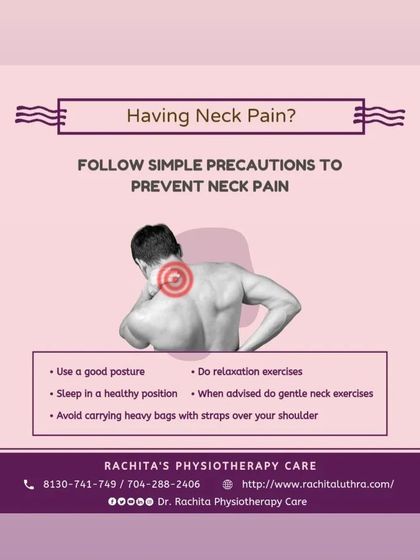Simple precautions can go a long way in preventing neck pain. Focus on maintaining good posture, sleeping in a healthy position, and avoiding carrying heavy bags on one shoulder.