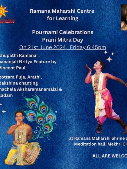 Ramana Maharshi Centre for Learning - Spiritual & Cultural Events Pournami: Full Moon Celebrations photo 11