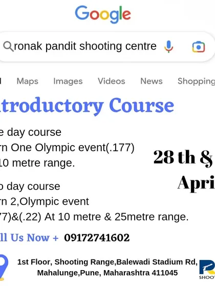 Our introductory courses are available in two formats. The one-day course covers the 10-meter air pistol event, while the two-day course adds the 25-meter pistol event for a more in-depth experience.