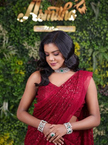 Asmitha Makeover Artistry - Bridal & Event Makeovers Reception & Sangeet Glam photo 10