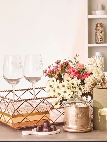 Dottedi - Wedding Gifting & Trousseau Packing Elegant Wedding & Couple Hampers photo 5