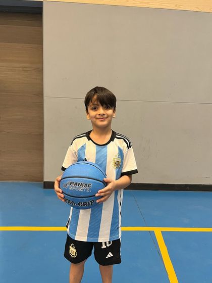 This young player had a great time at our summer camp. We welcome kids of all ages to join the fun.