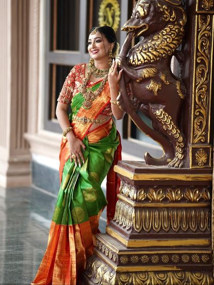 Shruthi - Bridal & Event Hairstyling Saree Draping & Styling photo 9