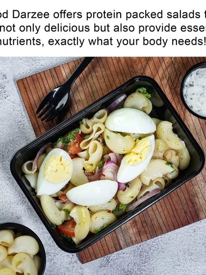 Our protein-packed pasta salad with hard-boiled eggs is a perfect example of a meal that's both delicious and provides the essential nutrients your body needs. No tricks, just tasty salads.