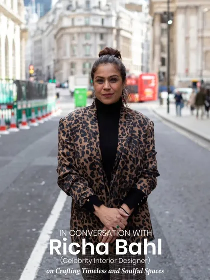 In conversation about crafting timeless and soulful spaces. I shared my design philosophy on how I blend Indian craftsmanship with global influences to create homes that are not just designed, but deeply felt.