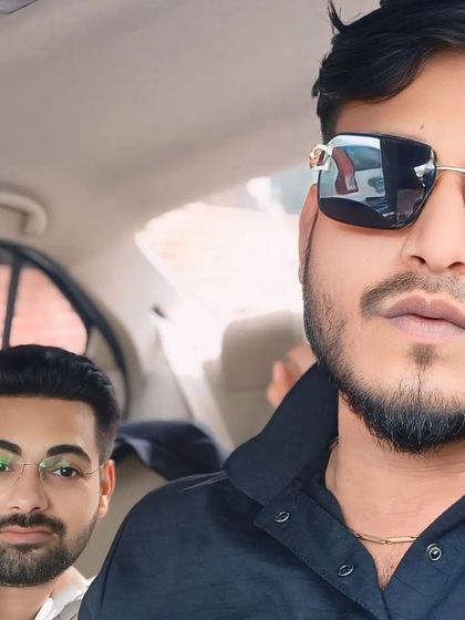 A moment of brotherhood with a close friend.