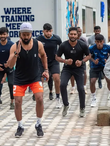 Our Independence Day workout was a special celebration of fitness and community spirit, starting with a group run.