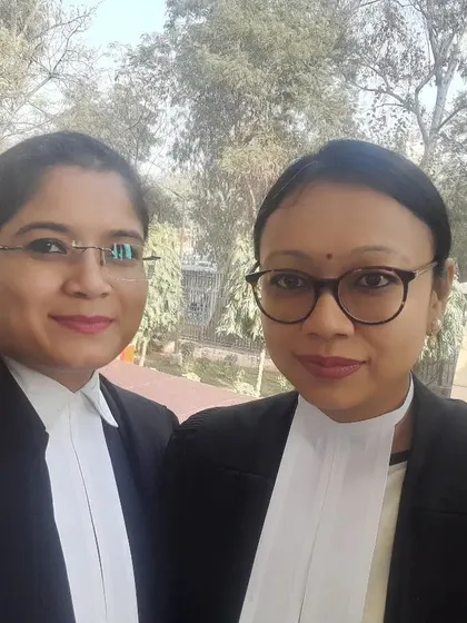 With a dear friend who is also a fellow advocate. The camaraderie and support within the legal profession are invaluable.