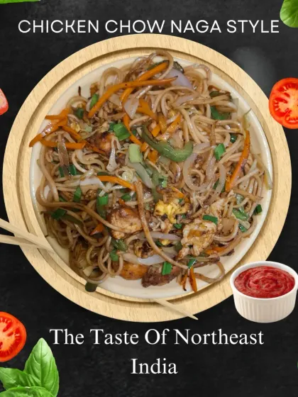 For a different taste, try my Chicken Chow in Naga style. It's my take on noodles, packed with chicken, fresh vegetables, and the unique spices of Nagaland.