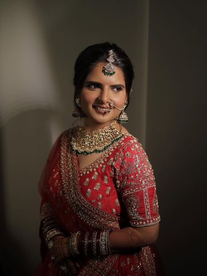 Timeless Red Lehenga Brides photo 8