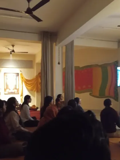 A Dhanya Purnima gathering. Abundance is not just in what we receive, but in what we offer with devotion. On this night, we prayed to be filled with grace.