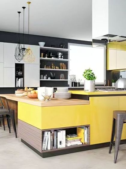 Modular Kitchen - Modular Home Interiors Wood, White & Neutral Palettes photo 10