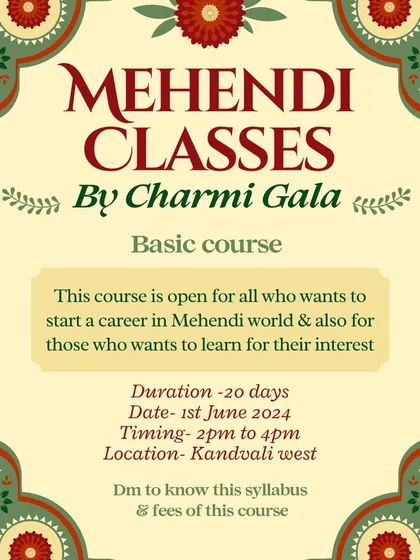 My Basic Course is perfect for anyone who wants to enter the mehendi world. Learn for your interest or to start a new career path.