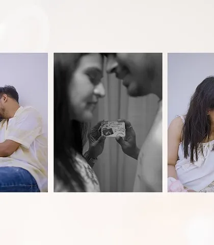 This series of photos tells a story of love and anticipation. We incorporated their first ultrasound picture, a precious memento that makes the moment even more real and heartfelt.