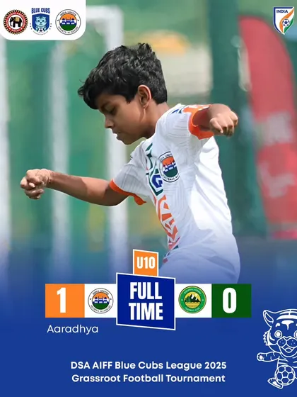 A hard-fought 1-0 win for our U10s, with Aaradhya scoring the decisive goal to seal the victory.