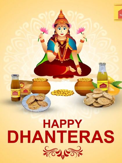 On the auspicious occasion of Dhanteras, I wish you all a life filled with sweetness and prosperity. Here are some of my offerings, made with love to add to your celebrations.
