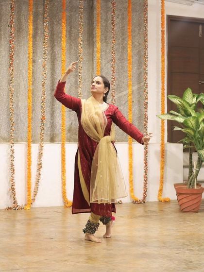 A Kathak dancer performs at our Platform Performances event.