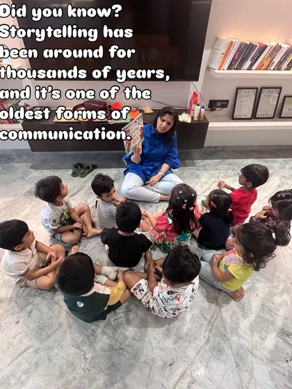 Did you know storytelling is one of the oldest forms of communication? We continue this ancient tradition by creating captivating, interactive story experiences for our youngest learners.
