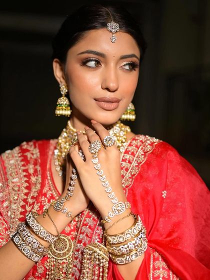 Timeless Red Lehenga Brides photo 62