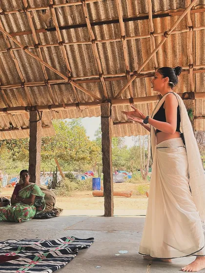 A moment from my talk at the Vegan Forest Festival. My goal is always to educate and inspire, sharing practical knowledge in a way that resonates deeply and empowers people to act.