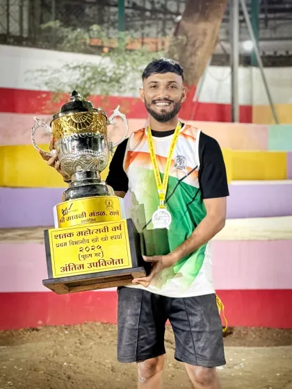 Celebrating individual success which contributes to the team's victory.