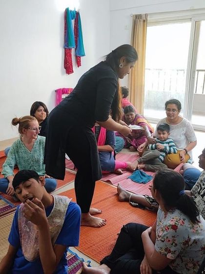 During our inclusive puppetry session, we make sure everyone gets to interact directly with the puppets and materials, creating a multi-sensory experience for all participants.