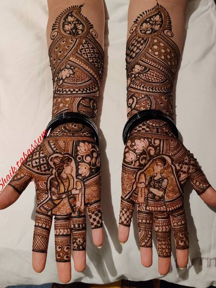 Shaik Tabassum - Special Occasion Mehendi Lifelike Portrait Mehendi photo 8