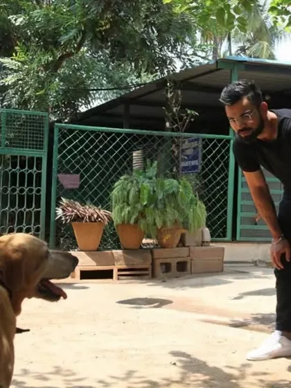 We were thrilled to have the compassionate and fierce Virat Kohli visit our shelter. His kindness towards our resident animals helps shine a much-needed spotlight on the cause of animal welfare. It's always a joy to see our animals connect with those who care.