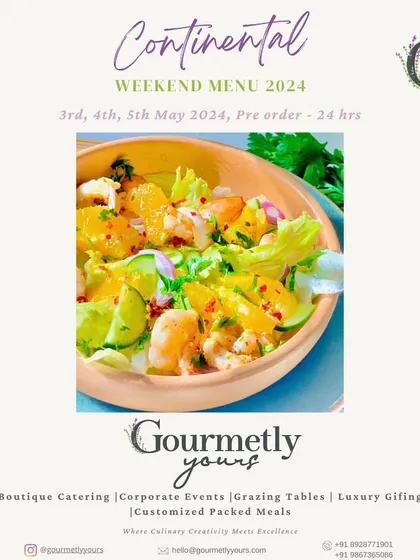 The official announcement for our Continental Weekend Menu. This graphic invites customers to pre-order and enjoy a special menu for their weekend lunch and dinner plans.