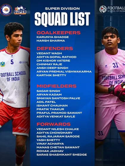 Presenting our Super Division Squad. These are the warriors who represent FSI at the highest level of Mumbai football.