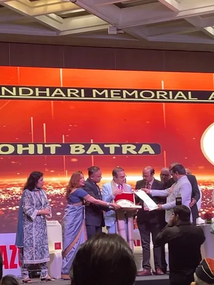 I was truly honored to receive the prestigious K.C. Kandhari Memorial Award for my contributions to dermatology. This recognition fuels our commitment to bringing the very best in skin and hair care to our patients.