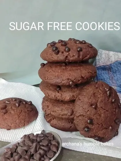For my health-conscious customers, I offer these delicious sugar-free chocolate chip cookies. They are made with jaggery and wholewheat flour, so you can enjoy a treat that is both healthy and satisfying.
