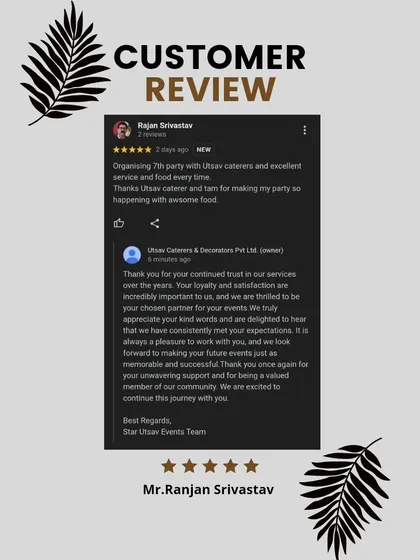 Here is another 5-star review from a happy client, Mr. Ranjan Srivastav. Client satisfaction is my top priority, and feedback like this motivates my team and me to continue delivering excellent service.