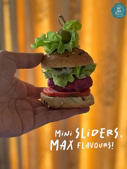 Mini sliders, max flavors. These bite-sized burgers are crafted with precision and packed with taste. They are perfect for solo snacking when you want a little treat, or for showing off at your next gathering.