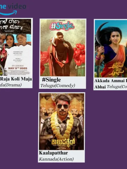 A look at some of the new Kannada and Telugu comedies and dramas available to stream on Prime Video. Perfect for a fun movie night with friends.
