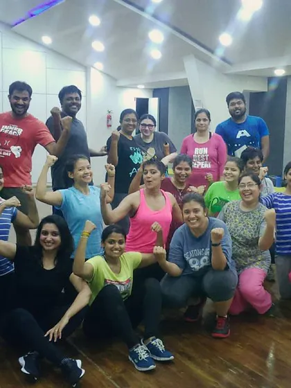 Flexing after a fun-filled Zumba night. The enthusiasm and dancing in my Tuesday and Thursday classes are on a different level. I'm so thankful for this amazing bunch.
