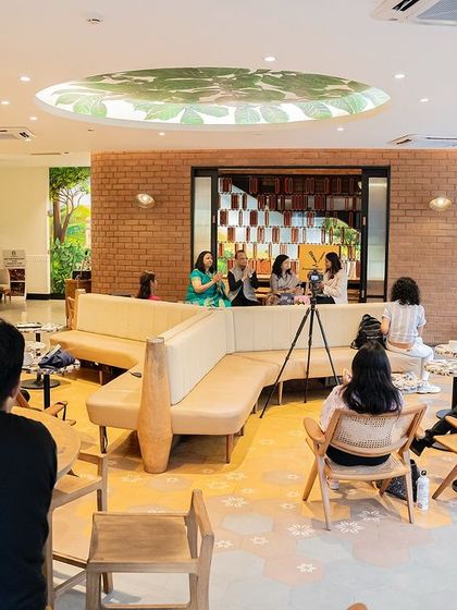 A full house at Dr. Kavita Pania's book launch, with every seat filled by an eager listener.