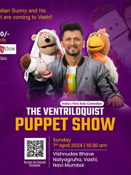 Another promotional poster for my kids' comedy show in Vashi, with tickets starting from just Rs. 100.