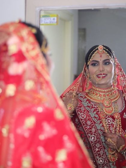 Mitali Jain - Bridal Makeup & Styling Classic Red & Gold Bridal Looks photo 19