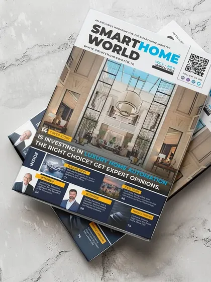 Our Twin Villa project was featured in Smart Home World magazine as a case study in luxury living. The design is recognized for its seamless indoor-outdoor connection, smart home automation, and energy-efficient systems, merging technology and comfort.