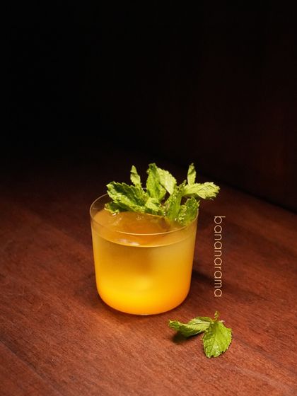 The Bananaroma is a fragrant and fruity creation. This cocktail balances the sweetness of banana with a refreshing burst of mint, creating a vibrant and aromatic drink that is both comforting and invigorating.