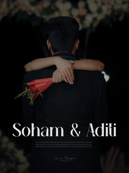 A powerful and intimate shot from behind, focusing on her arms wrapped around him. This image, taken after the proposal, speaks volumes about their connection.