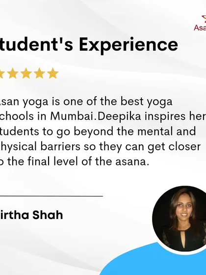 Student Tirtha Shah shares how our teachers inspire students to go beyond their mental and physical barriers to reach the final level of the asana.