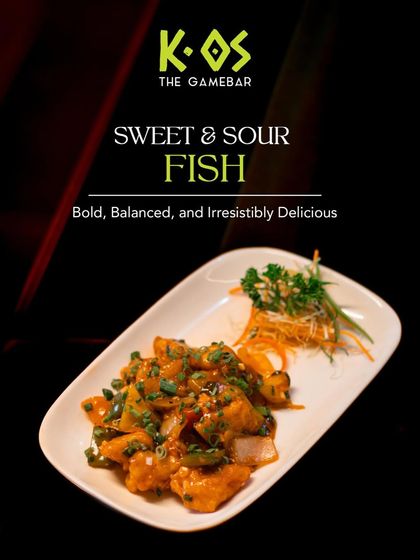 A perfect balance of flavors. Our Sweet & Sour Fish is bold, delicious, and a standout dish on our menu.