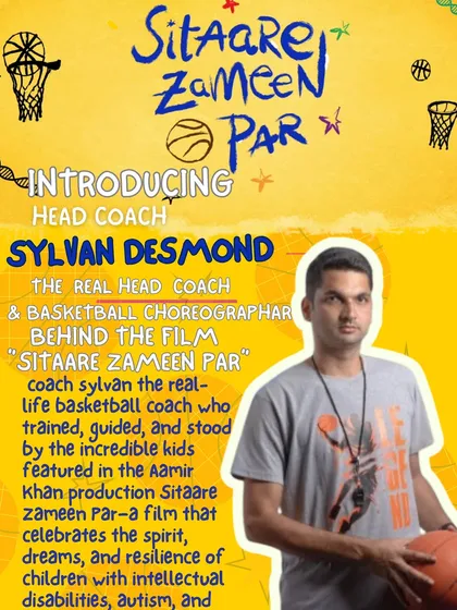 We are incredibly proud of our Head Coach, Sylvan Desmond, who was the official Basketball Head Coach and Choreographer for the Aamir Khan Productions film, "Sitaare Zameen Par." His experience training children with intellectual and developmental disabilities for the film is the foundation of our inclusive special needs program.